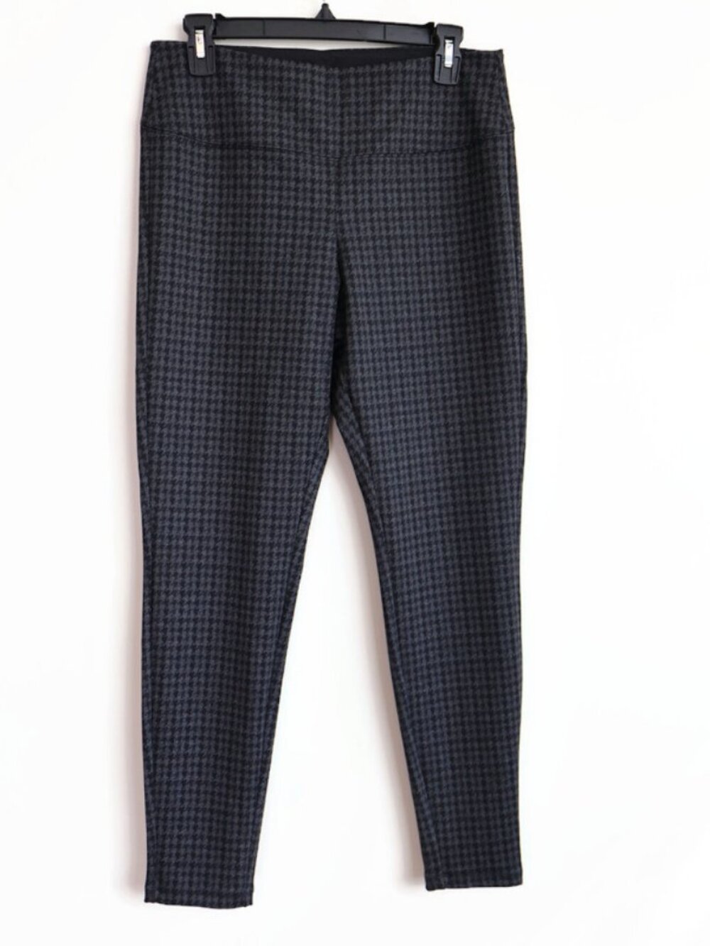 Houndstooth Tights - Size M - Ricki's - Grey/Black